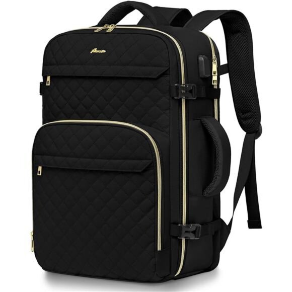 Womens Travel Backpack Personal Black main image 7